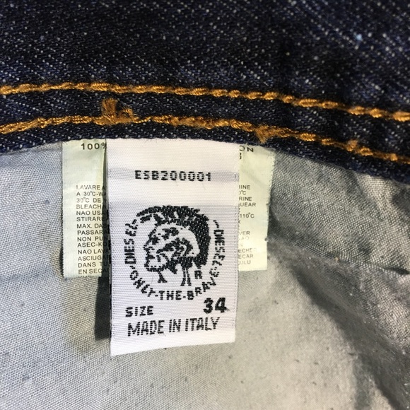 Diesel Jeans Dragon Pocket Size 34 Men’s - Picture 7 of 8